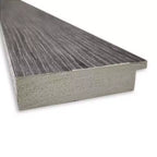 Specchio a figura intera per porta 50x137 cm non bisellato grigio: rettangolare moderno, cornice in polistirene