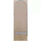 Specchio da Porta Intero Nero 50,8 cm x 137,2 cm Non Smussato: Include Accessori per il Montaggio, Cornice in Polistirene