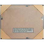 Specchio da parete per bagno 43" x 32" argento senza smusso: Moderno rettangolare, cornice in polistirolo, montaggio a parete