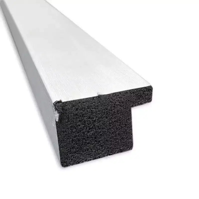 Specchio da parete per bagno da 20" x 26" non smussato, stretto, nickel spazzolato: cornice in polistirene, montaggio a parete