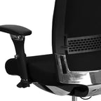 Sedia da ufficio ergonomica con cursore del sedile regolabile e supporto lombare, uso 24/7, portata 136 kg