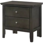 Comodino a 2 cassetti (61 cm H x 48 cm L x 39 cm P)