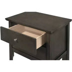 Comodino a 2 cassetti (61 cm H x 48 cm L x 39 cm P)