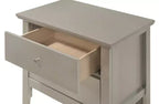 Comodino a 2 cassetti (61 cm H x 48 cm L x 39 cm P)