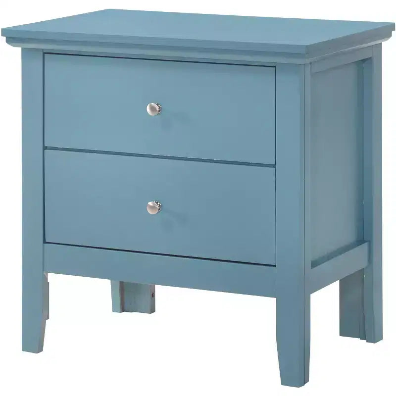 Comodino a 2 cassetti (61 cm H x 48 cm L x 39 cm P)