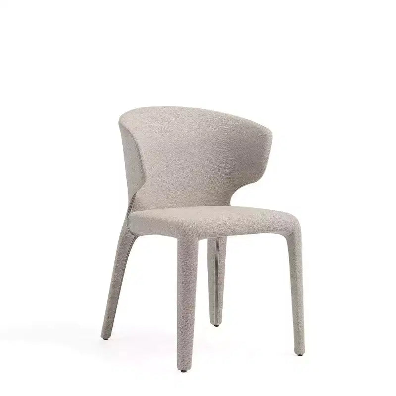 Sedie da pranzo moderne in tweed intrecciato
