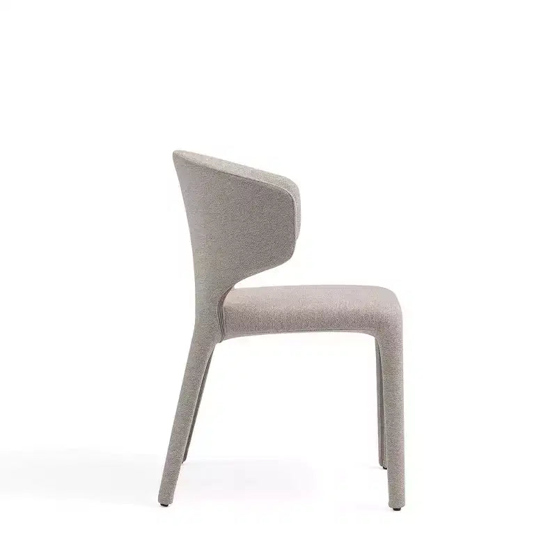 Sedie da pranzo moderne in tweed intrecciato