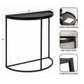 Kate and Laurel Dorrah Half-Circle Console Table