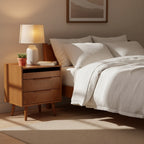 Janet 3 - Drawer end table with a Charging Station | KARAT HOME